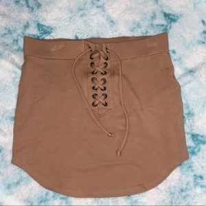 Nude/Brown Skirt